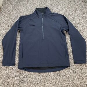 First Tactical Tactix Series Men's Medium Quarter Zip Softshell Jacket Navy Blue